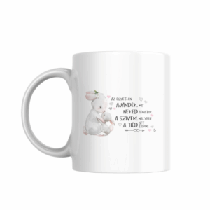 Szeretet Nyuszi Bögre – Egy Szívből Jövő Ajándék!