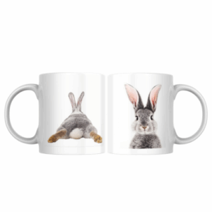 Nyuszis Bögre – Cuki Hátsó és Pofa!