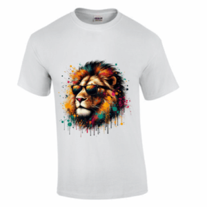 Street Style Oroszlán Póló – A Dzsungelek Királya Találkozik a Divattal!