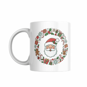 Karácsonyi Varázs Bögre: Mikulás Koszorú