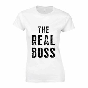 THE REAL BOSS Póló: Ki Itt A Valódi Főnök? (Párban az Igazi!)